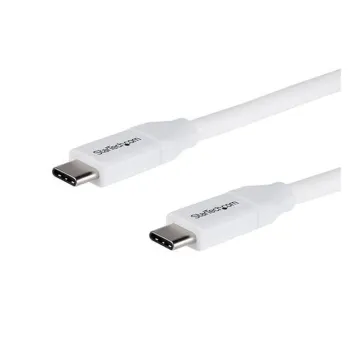 Cable StarTech.com USB2C5C2MW - USB-C - 2Mts - Blanco - USB2C5C2MW
