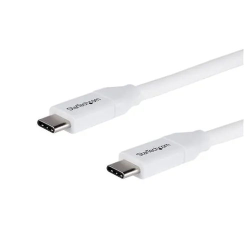 Cable StarTech.com USB2C5C4MW - USB-C - 4Mts - Blanco - USB2C5C4MW