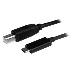 Cable USB StarTech.com - USB-C a USB-B - 1m - Negro - USB2CB1M Cable USB StarTech.com - USB-C a USB-B - 1m - Negro - USB2CB1M