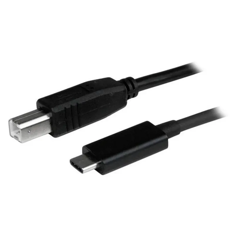 Cable USB StarTech.com - USB-C a USB-B - 1m - Negro - USB2CB1M