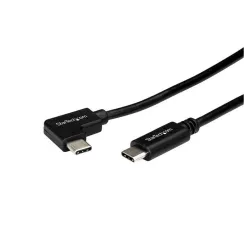 Cable USB StarTech.com USB2CC1MR - USB C a USB C - 1m - Acodado a La Derecha - USB2CC1MR Cable USB StarTech.com USB2CC1MR - USB C a USB C - 1m - Acodado a La Derecha - USB2CC1MR