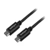 Cable StarTech.com USB2CC50CM - USB Tipo-C - Macho a Macho - 0.5 m - Negro - USB2CC50CM