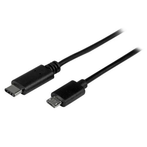 Cable Adaptador StarTech.com - USB-C a USB Micro-B - 2 Mts - Negro - USB2CUB2M Cable Adaptador StarTech.com - USB-C a USB Micro-B - 2 Mts - Negro - USB2CUB2M