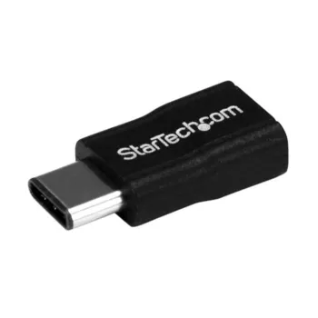 Adaptador StarTech.com - Conecta USB-C a Micro-USB 2.0 - Macho a Hembra - Negro - USB2CUBADP