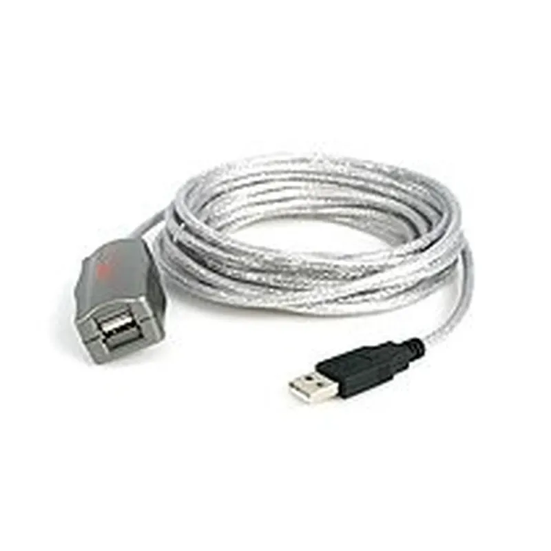Cable StarTech.com - 4.5m - De Extensión Activo USB 2.0 - Macho a Hembra USB A - Gris - USB2FAAEXT15