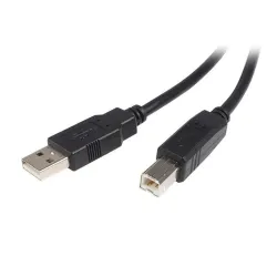 Cable StarTech.com USB2HAB5M - USB A a USB B - 5m - Hasta 480 Gbps - Para Impresora - Negro - USB2HAB5M Cable StarTech.com USB2HAB5M - USB A a USB B - 5m - Hasta 480 Gbps - Para Impresora - Negro - USB2HAB5M