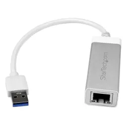 Adaptador de Red StarTech.com - Ethernet Gigabit a USB 3.0 - Plateado - USB31000SA Adaptador de Red StarTech.com - Ethernet Gigabit a USB 3.0 - Plateado - USB31000SA