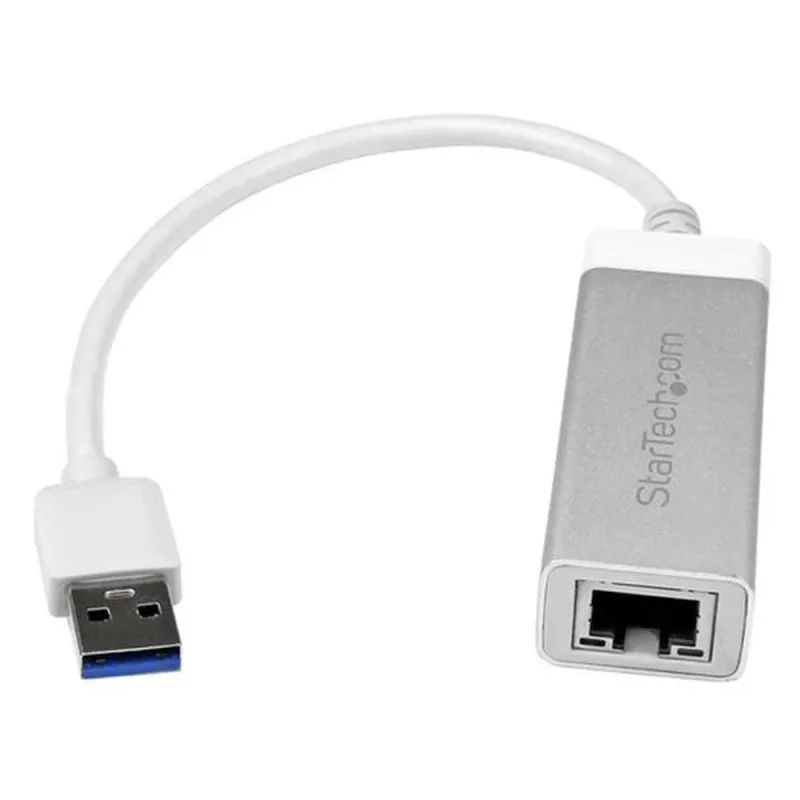 Adaptador de Red StarTech.com - Ethernet Gigabit a USB 3.0 - Plateado - USB31000SA