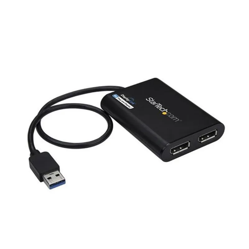 Adaptador de Vídeo Externo StarTech.com - USB 3.0 a DisplayPort - Doble - USB32DP24K60
