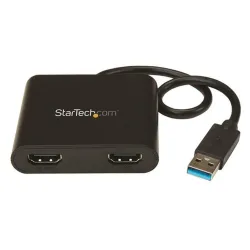 Adaptador de Video StarTech.com USB32HD2 - USB 3.0 a HDMI 4k - Negro - USB32HD2 Adaptador de Video StarTech.com USB32HD2 - USB 3.0 a HDMI 4k - Negro - USB32HD2