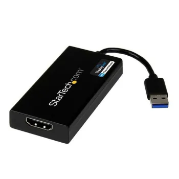 Adaptador de Vídeo StarTech.com - USB 3.0 a HDMI - 4K - Multi Monitor - Negro - USB32HD4K
