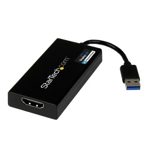 Adaptador de Vídeo StarTech.com - USB 3.0 a HDMI - 4K - Multi Monitor - Negro - USB32HD4K Adaptador de Vídeo StarTech.com - USB 3.0 a HDMI - 4K - Multi Monitor - Negro - USB32HD4K