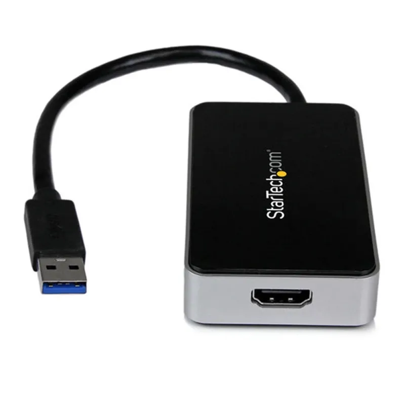 Adaptador StarTech.com - Conecta USB 3.0 a HDMI con Hub USB 1 Puerto - Cable - 1080p - USB32HDEH