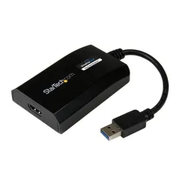 Adaptador de Vídeo StarTech.com - USB 3.0 a HDMI - Multi Monitor - Negro - USB32HDPRO Adaptador de Vídeo StarTech.com - USB 3.0 a HDMI - Multi Monitor - Negro - USB32HDPRO