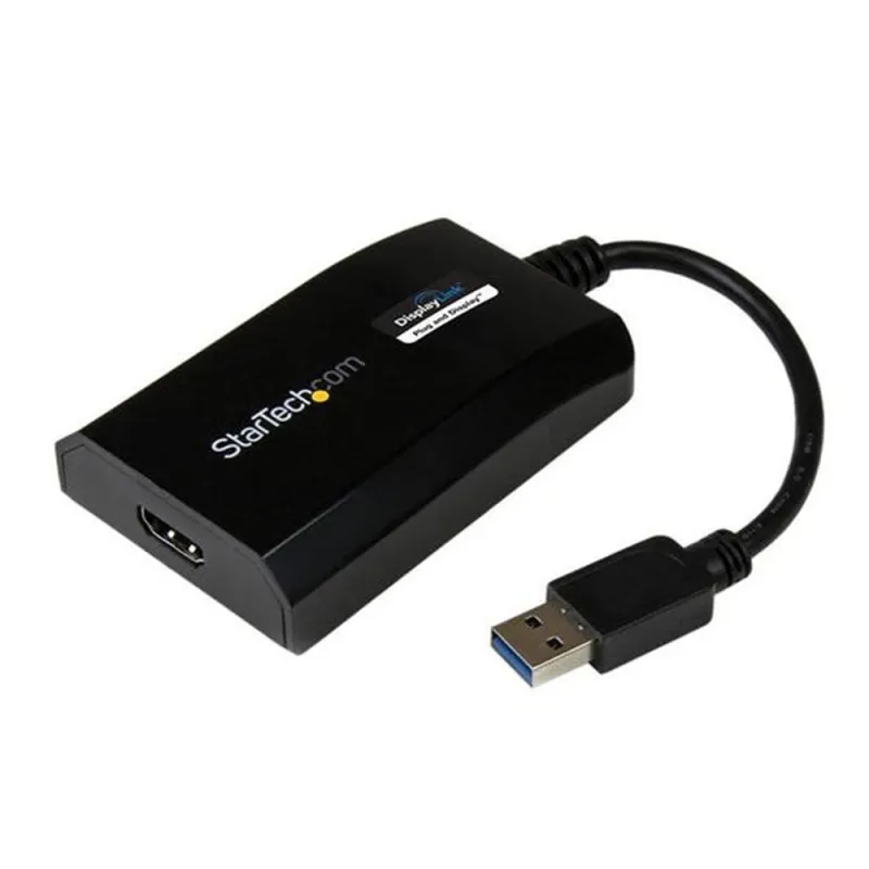 Adaptador de Vídeo StarTech.com - USB 3.0 a HDMI - Multi Monitor - Negro - USB32HDPRO