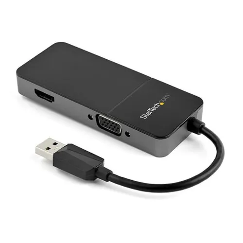 Adaptador de Vídeo StarTech.com - USB a HDMI/VGA - Macho/Hembra - USB32HDVGA Adaptador de Vídeo StarTech.com - USB a HDMI/VGA - Macho/Hembra - USB32HDVGA