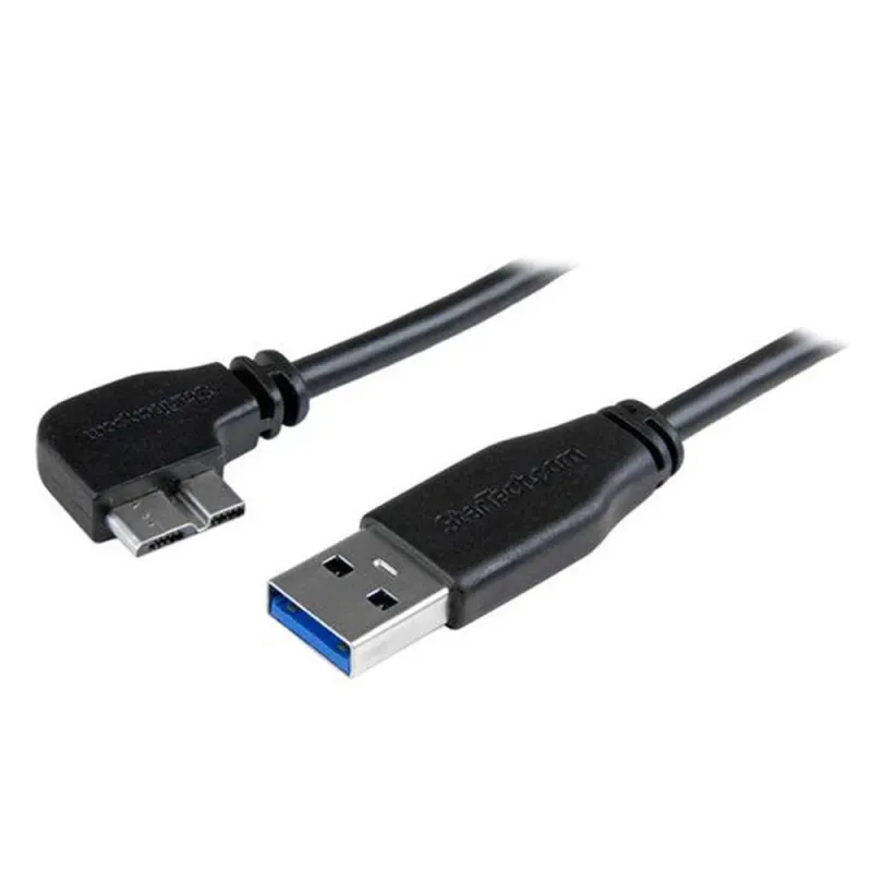 Cable USB StarTech.com - 0.5m - Micro USB a USB - Negro - USB3AU50CMLS
