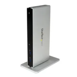 Docking Station StarTech.com USB3SDOCKDD - HDMI - VGA - DVI - Plata - USB3SDOCKDD Docking Station StarTech.com USB3SDOCKDD - HDMI - VGA - DVI - Plata - USB3SDOCKDD