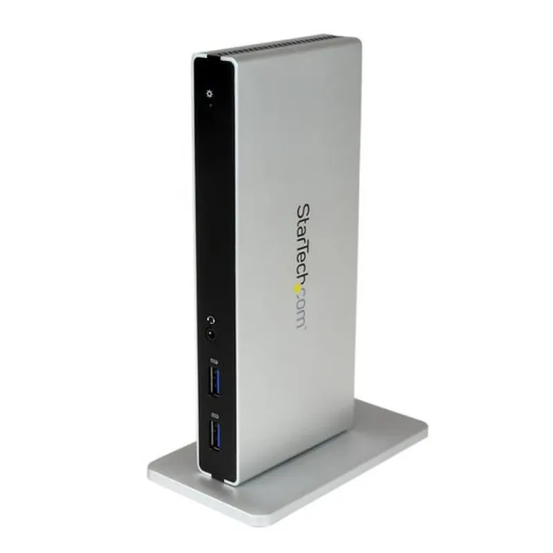 Docking Station StarTech.com USB3SDOCKDD - HDMI - VGA - DVI - Plata - USB3SDOCKDD