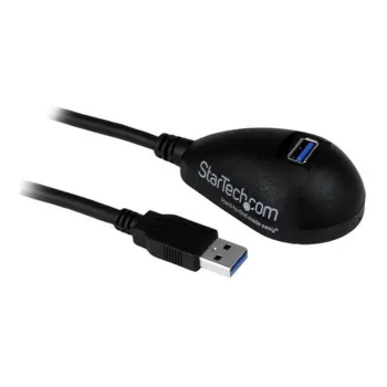 Cable StarTech.com USB3SEXT5DKB - Extensión USB 3.0 Tipo A - Macho a Hembra - 1.5Mts - USB3SEXT5DKB