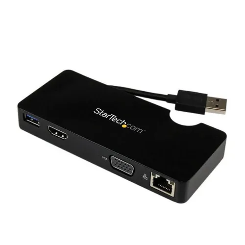 Mini Estación de Conexión StarTech.com - USB 3.0 con HDMI o VGA, Ethernet Gigabit y USB - USB3SMDOCKHV Mini Estación de Conexión StarTech.com - USB 3.0 con HDMI o VGA, Ethernet Gigabit y USB - USB3SMDOCKHV