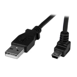 Cable StarTech.com USBAMB1MU - Mini USB B a USB A - Acodado Arriba - 1metro - USBAMB1MU Cable StarTech.com USBAMB1MU - Mini USB B a USB A - Acodado Arriba - 1metro - USBAMB1MU