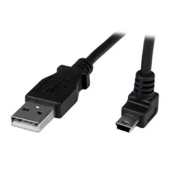 Cable StarTech.com USBAMB1MU - Mini USB B a USB A - Acodado Arriba - 1metro - USBAMB1MU