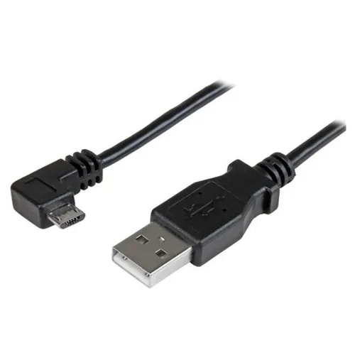Cable USB StarTech.com - USB A a Micro USB B - 2m - Negro - USBAUB2MRA Cable USB StarTech.com - USB A a Micro USB B - 2m - Negro - USBAUB2MRA