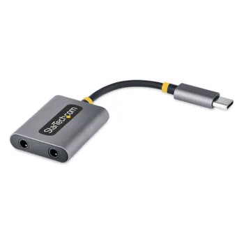 Divisor de Audio StarTech USBC-AUDIO-SPLITTER - USB C - 2x 3.55mm - USBC-AUDIO-SPLITTER