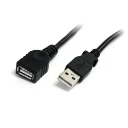 Cable USB StarTech.com - USB 2.0 - USB A - 3 Mts - Macho - Hembra - Negro - USBEXTAA10BK Cable USB StarTech.com - USB 2.0 - USB A - 3 Mts - Macho - Hembra - Negro - USBEXTAA10BK