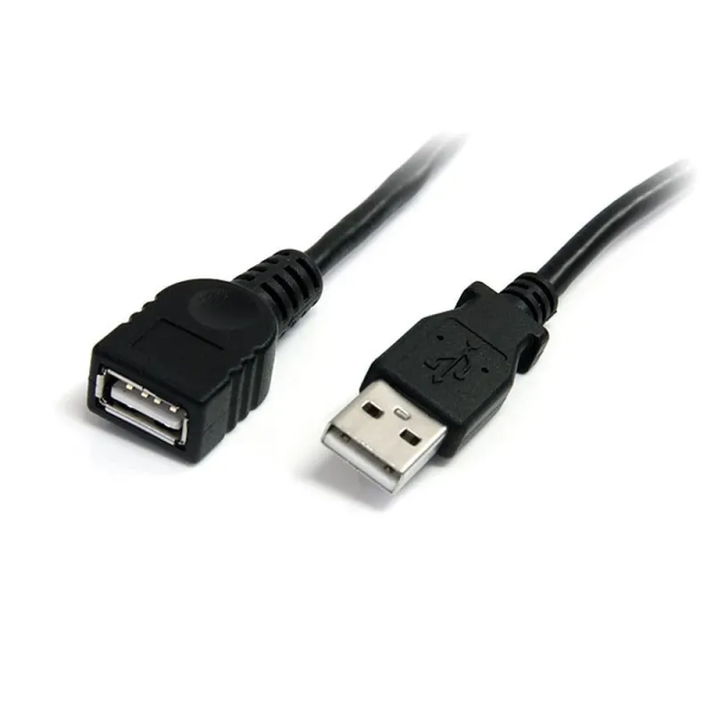 Cable USB StarTech.com - USB 2.0 - USB A - 3 Mts - Macho - Hembra - Negro - USBEXTAA10BK