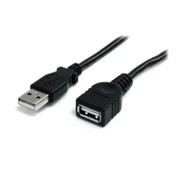 Extensión USB StarTech.com - USB 2.0 - 0.9 m - USBEXTAA3BK Extensión USB StarTech.com - USB 2.0 - 0.9 m - USBEXTAA3BK