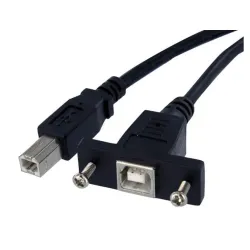 Cable StarTech.com - USB de Montaje - USB B a USB B - USBPNLBFBM1 Cable StarTech.com - USB de Montaje - USB B a USB B - USBPNLBFBM1