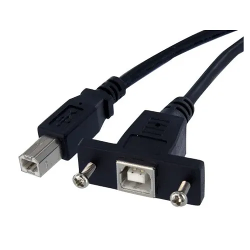 Cable StarTech.com - USB de Montaje - USB B a USB B - USBPNLBFBM1 Cable StarTech.com - USB de Montaje - USB B a USB B - USBPNLBFBM1