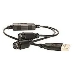 Adaptador StarTech.com - USB a Teclado y Mouse PS/2 - Plug and Play - USBPS2PC Adaptador StarTech.com - USB a Teclado y Mouse PS/2 - Plug and Play - USBPS2PC
