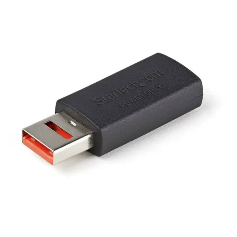 Adaptador de Carga USB StarTech.com - Bloqueo de Datos - Solo de Carga - USBSCHAAMF