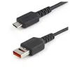 Cable de Carga StarTech.com - USB-A a Micro USB - 1m - Con Bloqueo de Datos - USBSCHAU1M