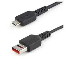 Cable de Carga StarTech.com - USB-A a Micro USB - 1m - Con Bloqueo de Datos - USBSCHAU1M Cable de Carga StarTech.com - USB-A a Micro USB - 1m - Con Bloqueo de Datos - USBSCHAU1M