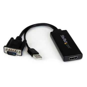 Convertidor StarTech.com VGA2HDU - VGA a HDMI - Negro - VGA2HDU