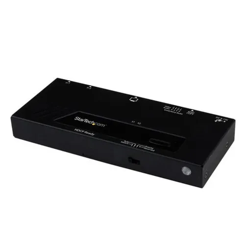 Switch StarTech.com VS221HDQ - 2 Puertos HDMI con Conmutado Automático y Prioritario - 1080p - Negro - VS221HDQ Switch StarTech.com VS221HDQ - 2 Puertos HDMI con Conmutado Automático y Prioritario - 1080p - Negro - VS221HDQ