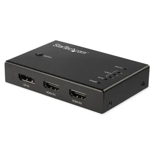 Conmutador de Video StarTech.com - 3x HDMI - 1 DisplayPort - VS421HDDP Conmutador de Video StarTech.com - 3x HDMI - 1 DisplayPort - VS421HDDP