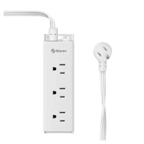 Multicontacto Steren 905-3004 - 9 Contactos - 1.10m - Blanco - 905-3004 Multicontacto Steren 905-3004 - 9 Contactos - 1.10m - Blanco - 905-3004