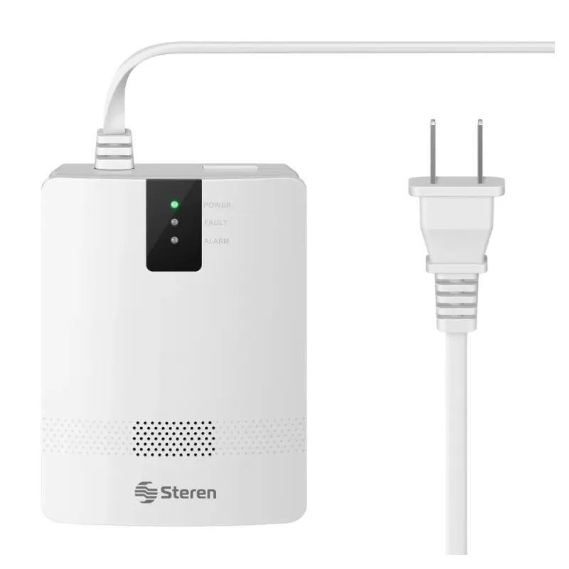 Detector de Gas Steren ALA-GAS - 80 dB - 1.3m - Blanco - ALA-GAS