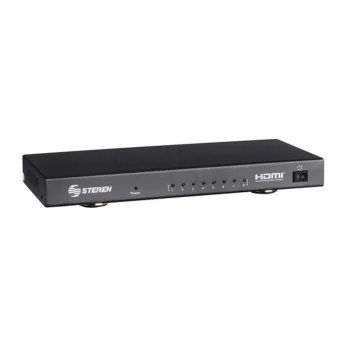 Switch de Vídeo Steren BOS-408 - 8x HDMI - Negro - BOS-408