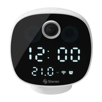 Cámara Steren CCTV-214 - 2MP - Full HD - Wi-Fi - Reloj Digital - CCTV-214