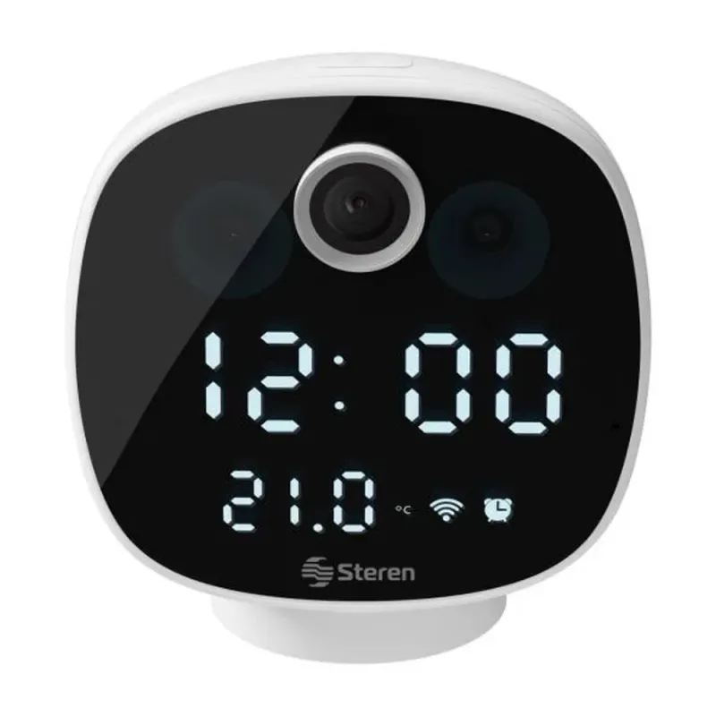 Cámara Steren CCTV-214 - 2MP - Full HD - Wi-Fi - Reloj Digital - CCTV-214