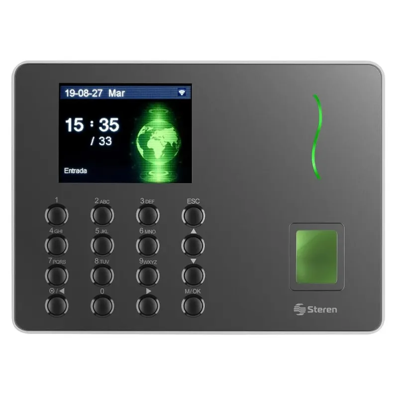 Control de Acceso Steren CLK-960 - Huella Digital - 1000 Usuarios - CLK-960