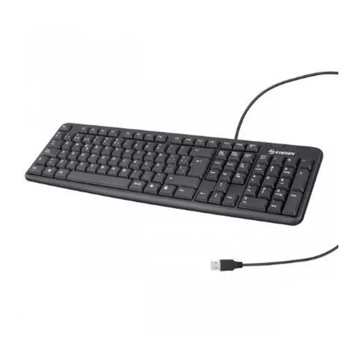 Teclado Steren COM-624 - Alámbrico - USB - COM-624 Teclado Steren COM-624 - Alámbrico - USB - COM-624