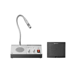 Intercomunicador Para Ventanilla Steren INT-300 - Altavoz - Micrófono - Convertidor de Voltaje - INT-300 Intercomunicador Para Ventanilla Steren INT-300 - Altavoz - Micrófono - Convertidor de Voltaje - INT-300