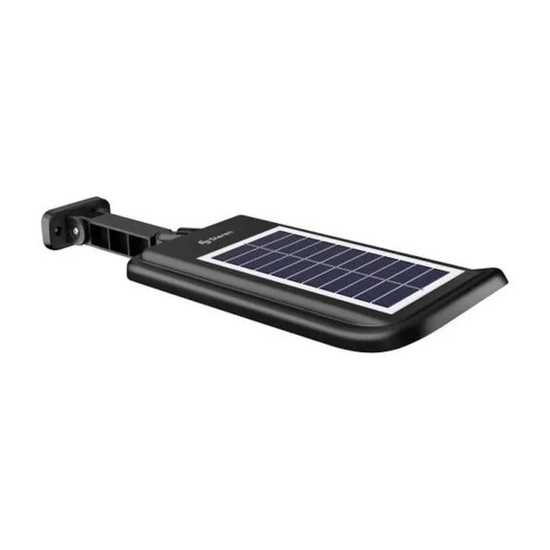 Lampara LED Steren LAM-081 - Sensor de Movimiento - Panel Solar - Batería Recargable - Negro - LAM-081